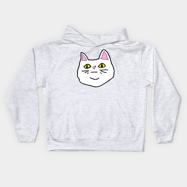 Fat Haku Head Kids Hoodie by DarkwingDave